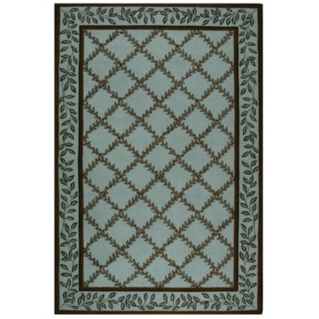 Safavieh Chelsea 2.5 ft. x 4 ft. Hand Hooked Accent Rug - Blue-Brown HK230J-24